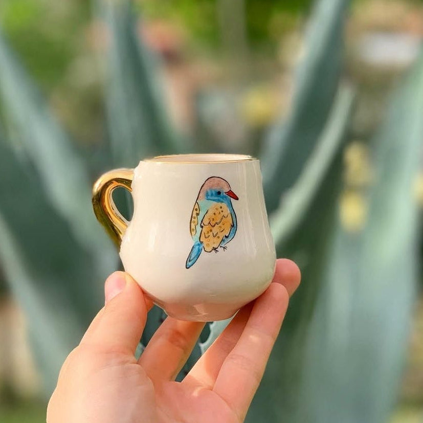 Golden bird - diff birds without saucer