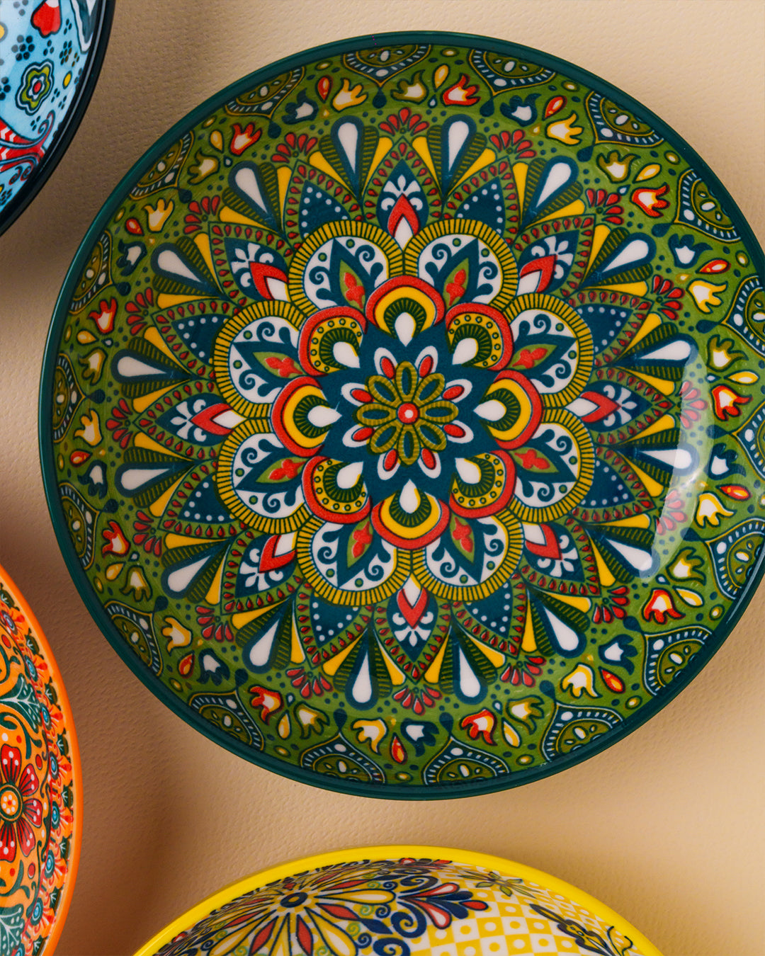 Colorful Moroccan plates