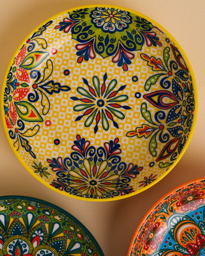 Colorful Moroccan plates