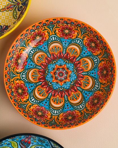 Colorful Moroccan plates