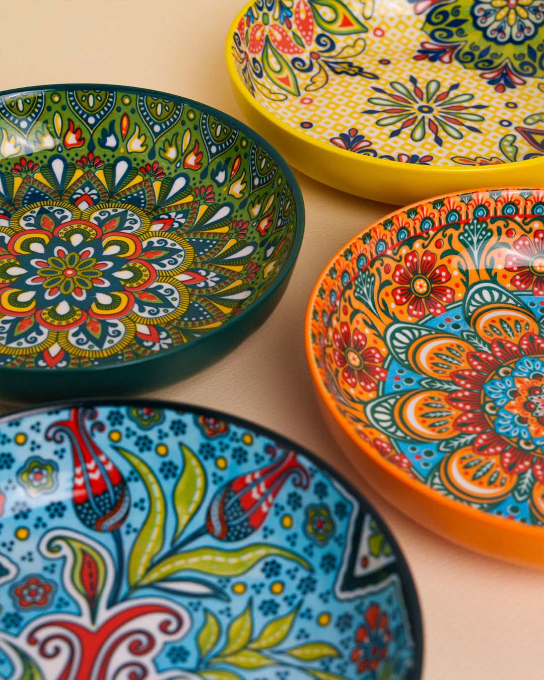 Colorful Moroccan plates