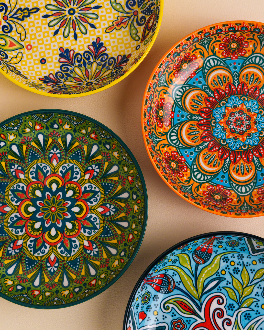 Colorful Moroccan plates