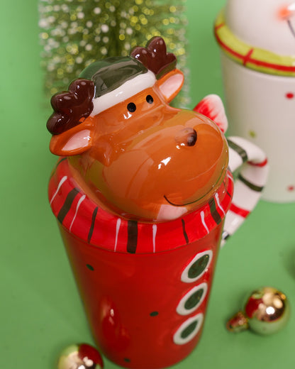 Character mug with cover - big