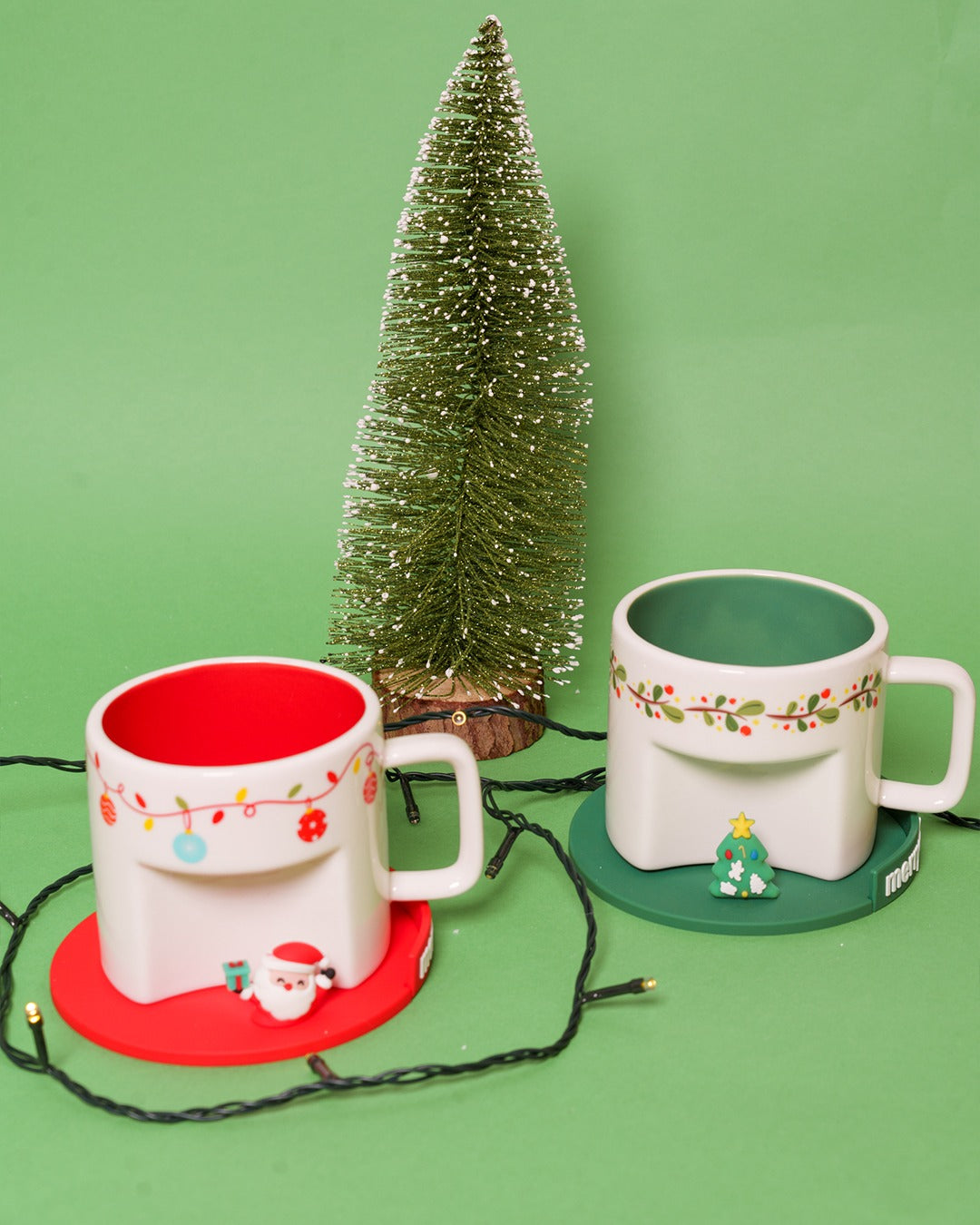 Mug with Santa coaste geo shape