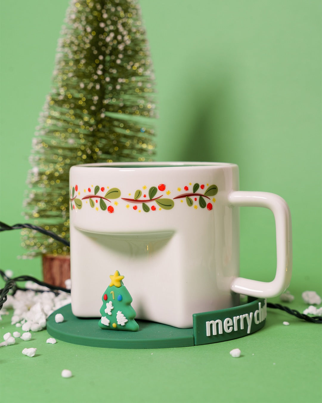 Mug with Santa coaste geo shape