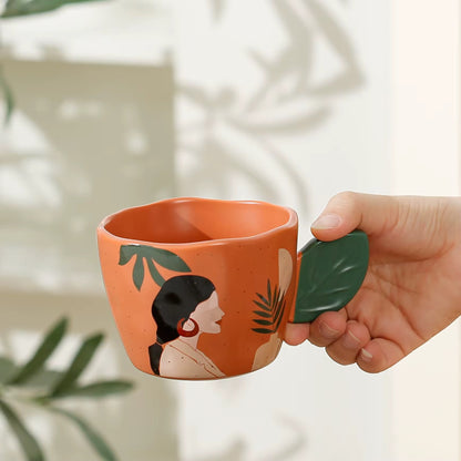 Mug leaf handle - 250 ml