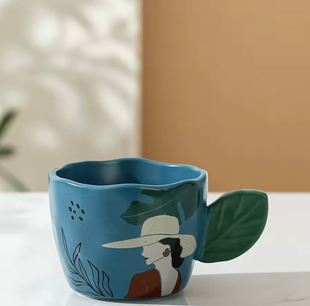 Mug leaf handle - 250 ml