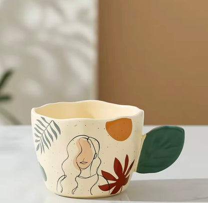 Mug leaf handle - 250 ml