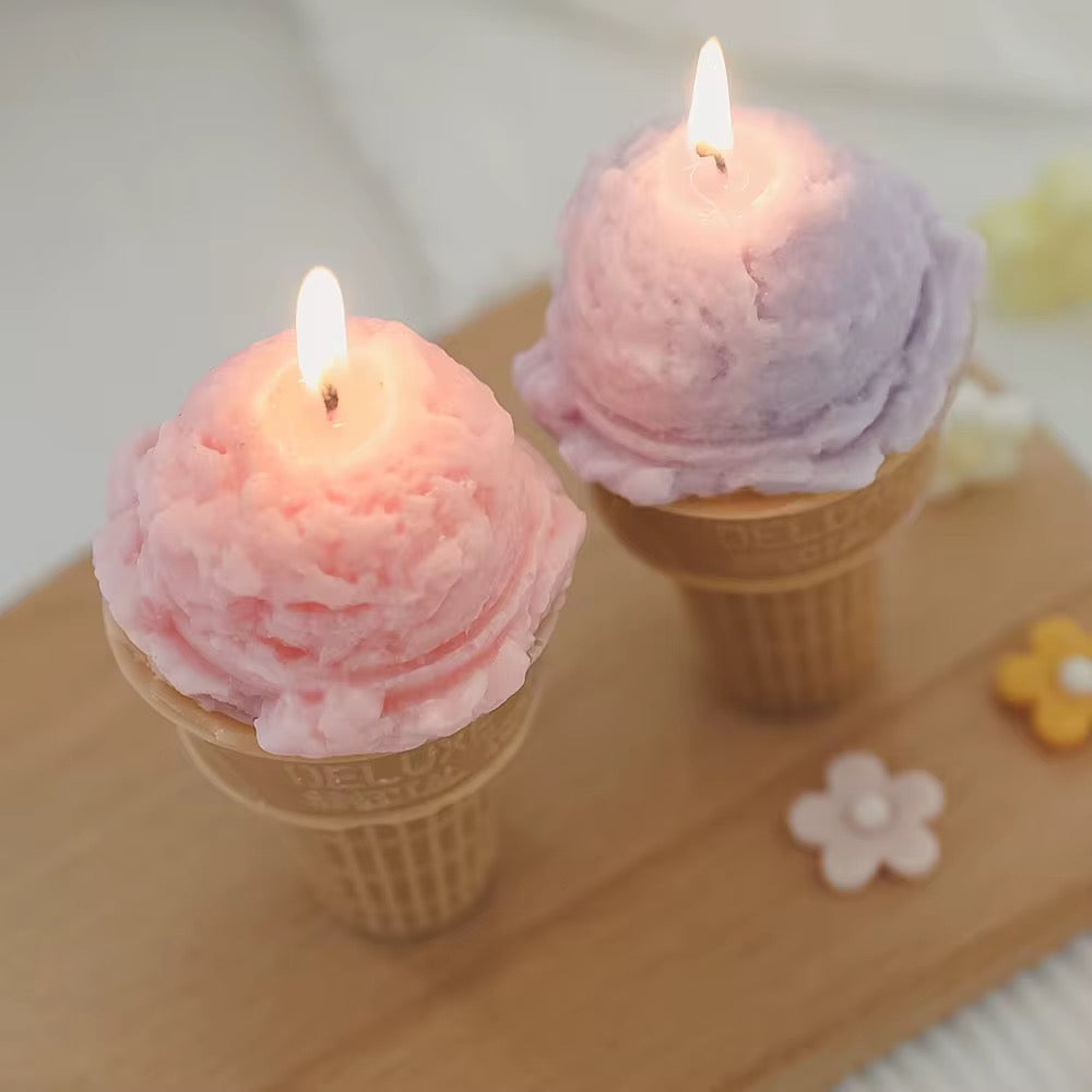 Candles-Ice Cream Cone Aromatherapy