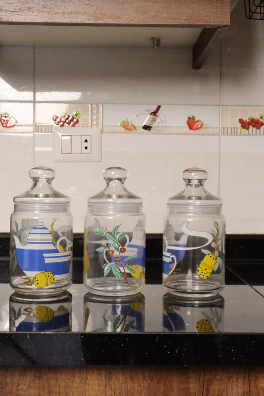 Luminarc Jar glass for sugar and coffee
