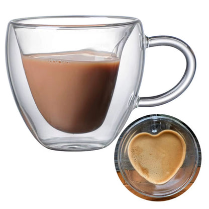 Coffee Cup Valentine Transperant Heart-90ml