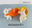 Rabbit dragging bowl