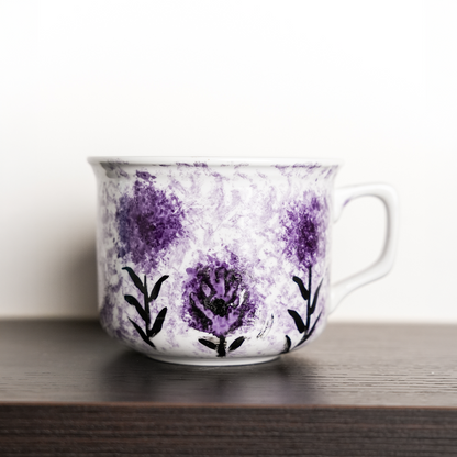 Hand-painted ceramic mugs