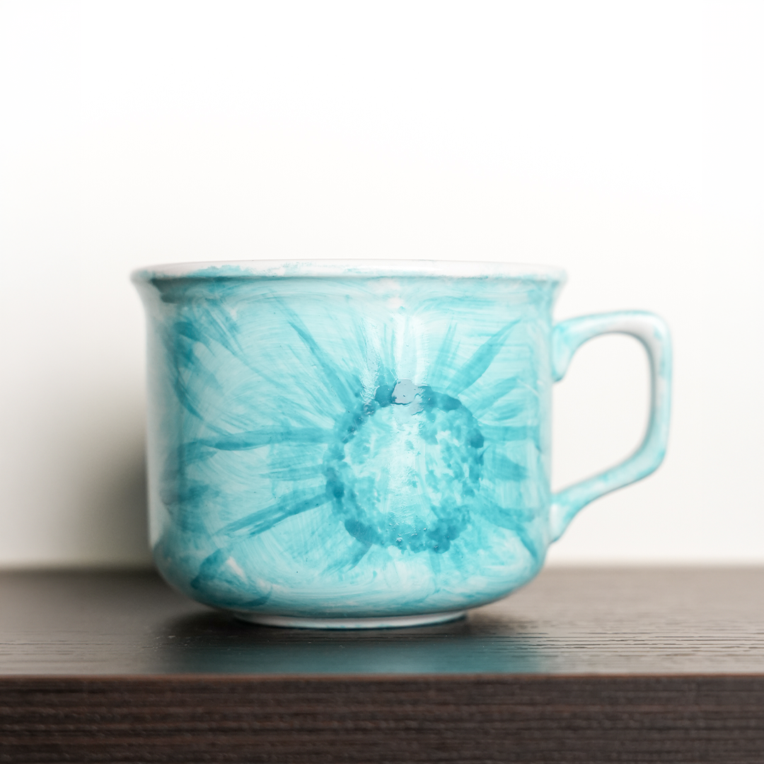 Hand-painted ceramic mugs