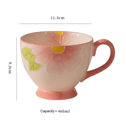 Big flower mug