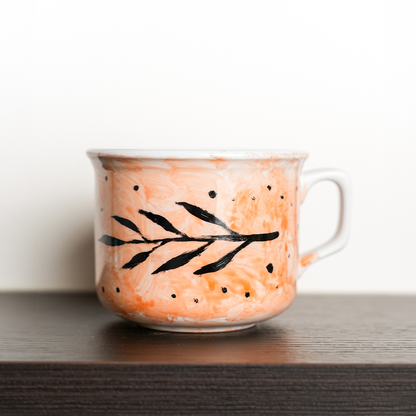 Hand-painted ceramic mugs