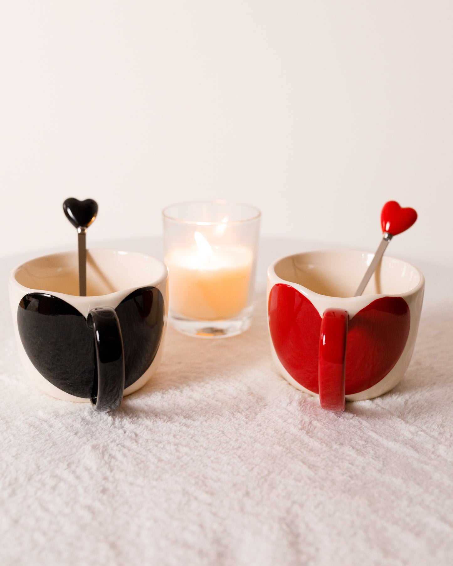 Heart mug with spoon