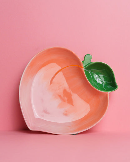 Ceramic plates with dip