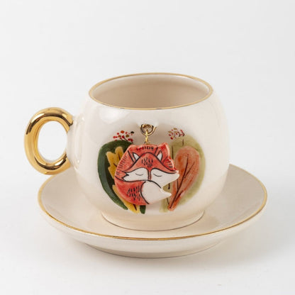 Nature- Fox coffee cup