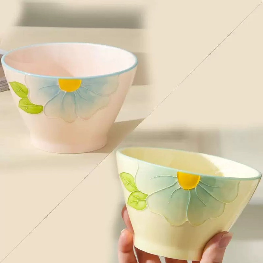 Big flower bowls