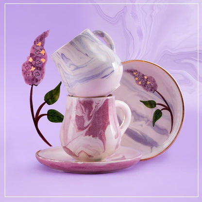 Lilac series coffee cup