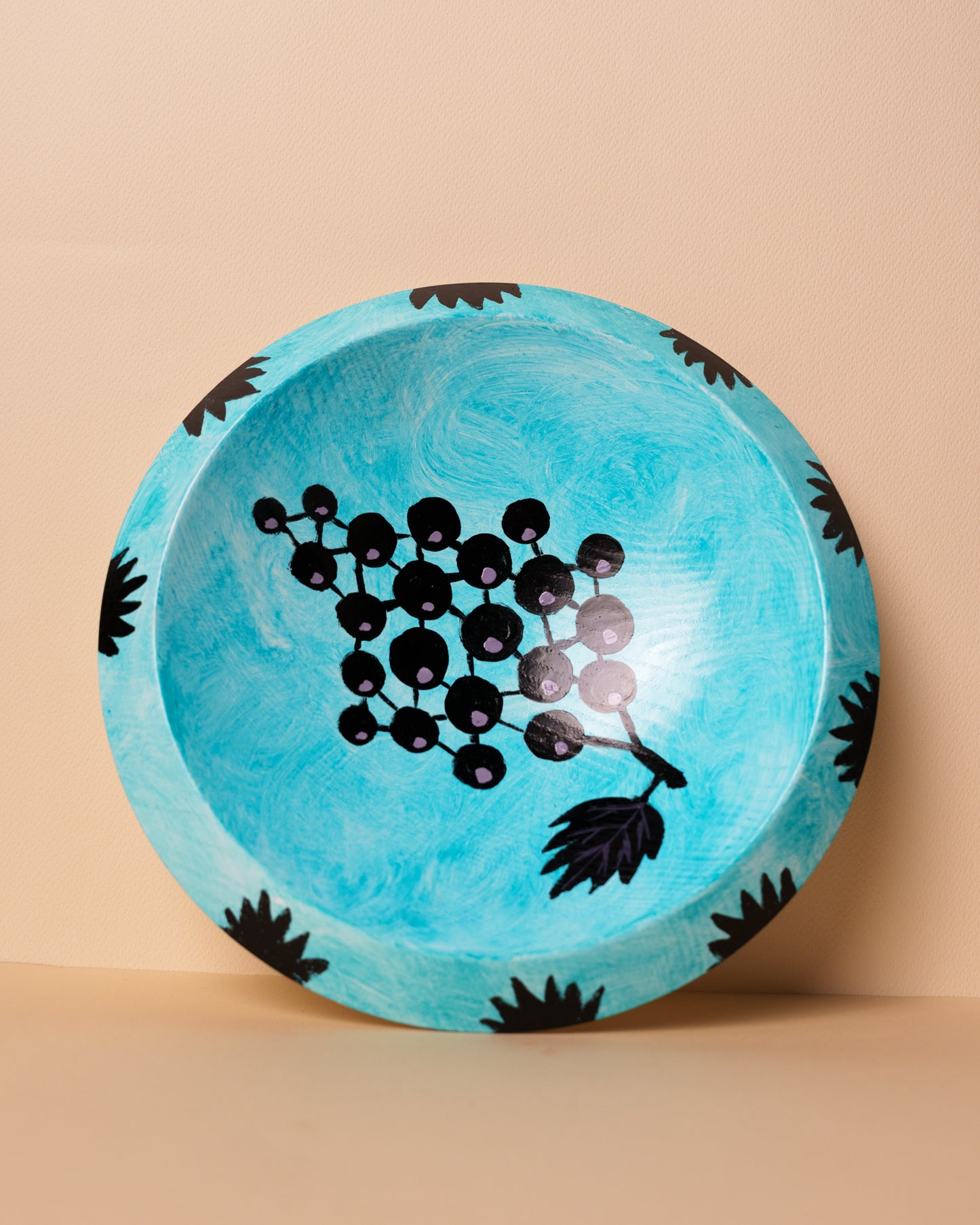 Hand painted plates big 27cm