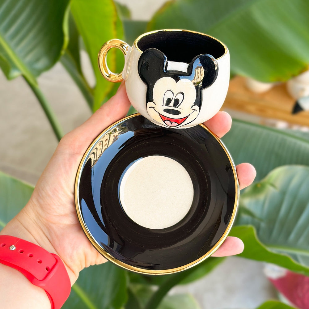 Mickey mouse coffee cup black - 110ml