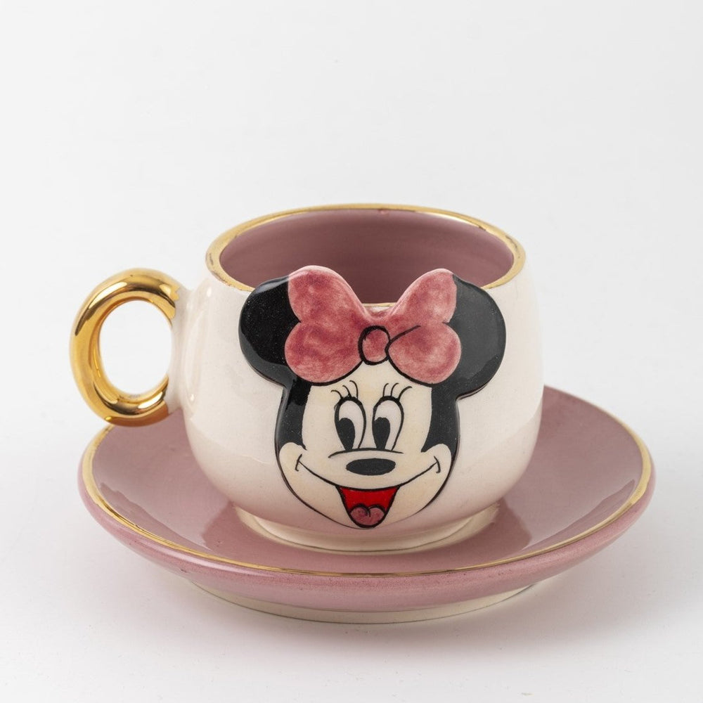 Minnie mouse coffee cup pink - 110ml