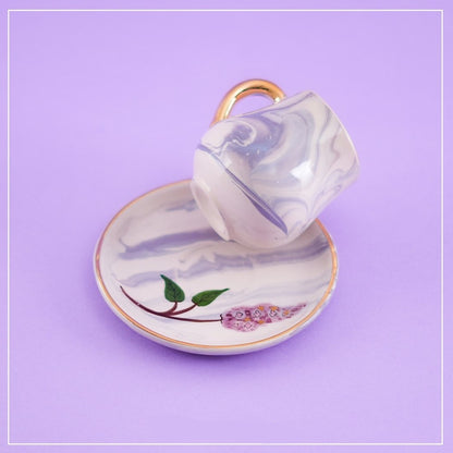 Lilac series coffee cup