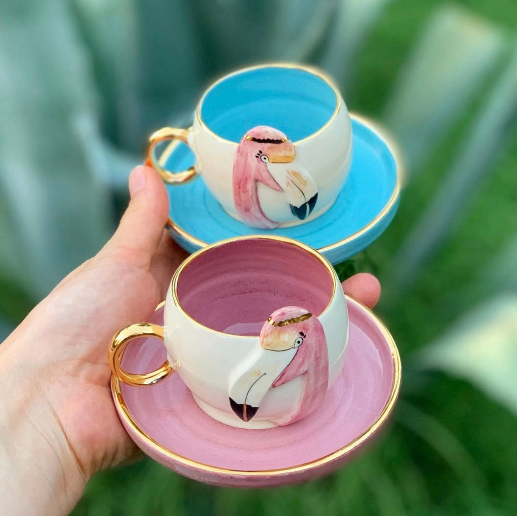 Flamingo coffee cup - 110ml
