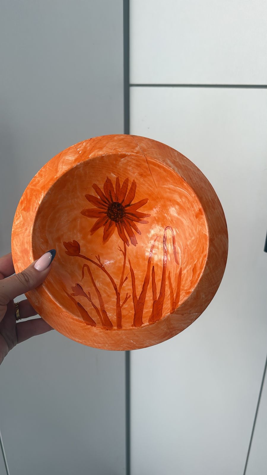 Hand painted plates small 22cm