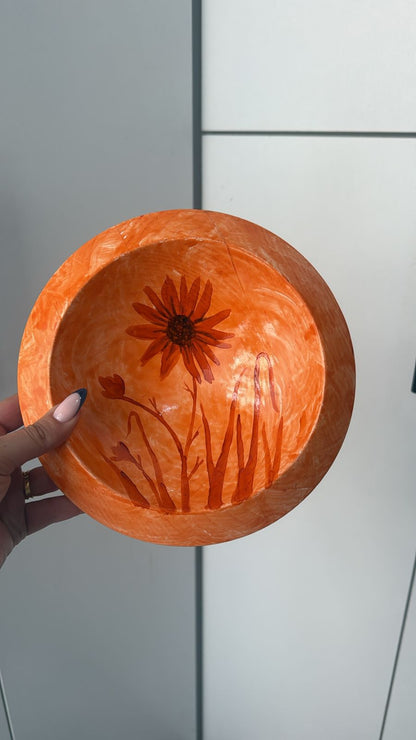Hand painted plates small 22cm