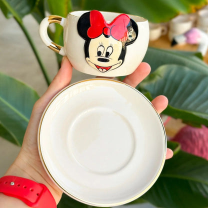 Minnie mouse tea cup white - 220ml