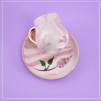 Lilac series coffee cup