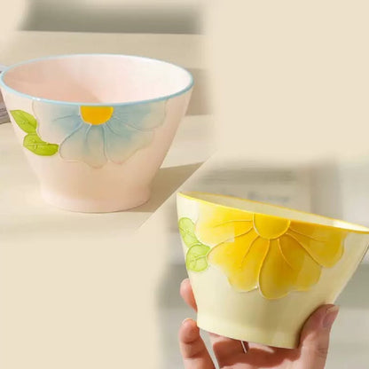 Big flower bowls