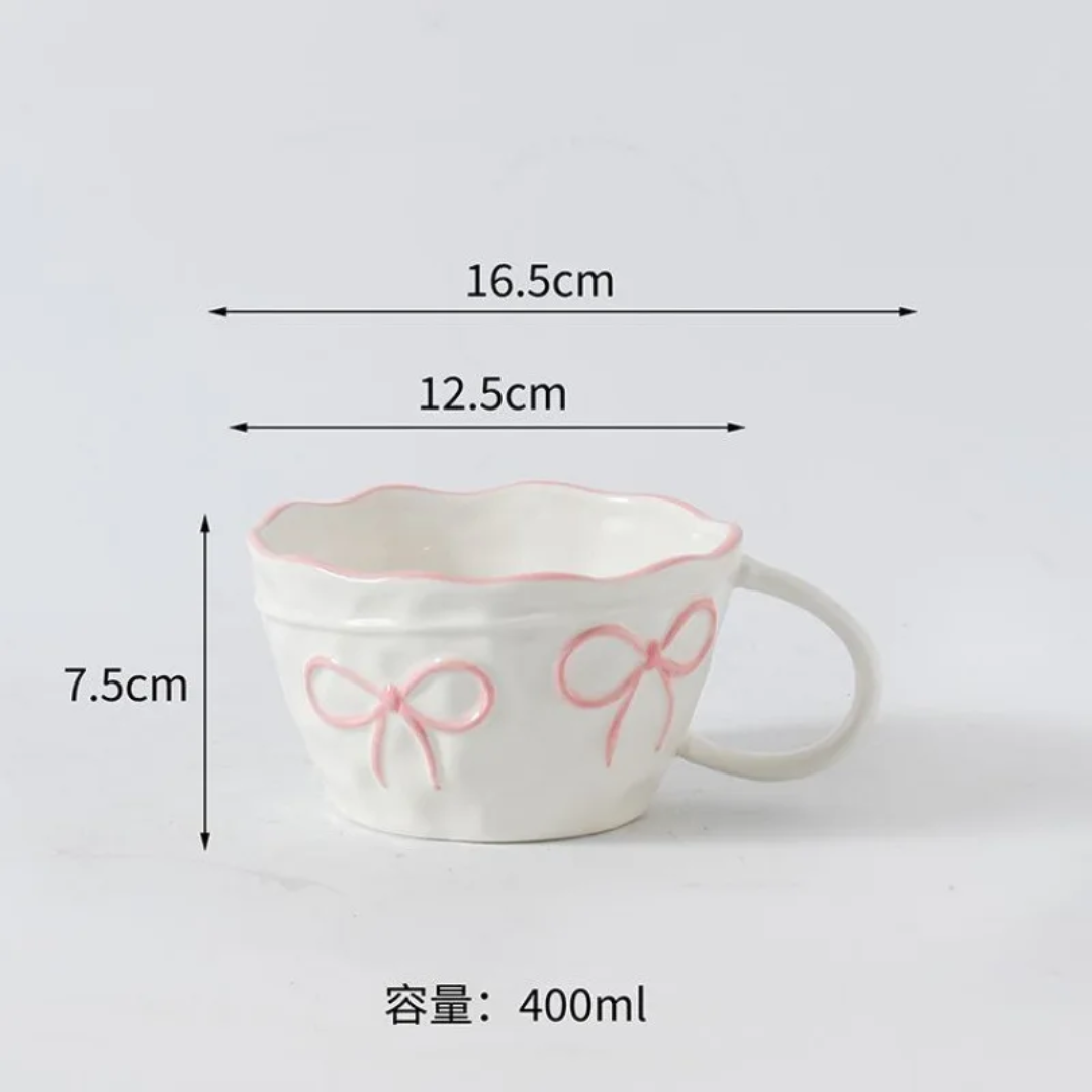 Big bow mug