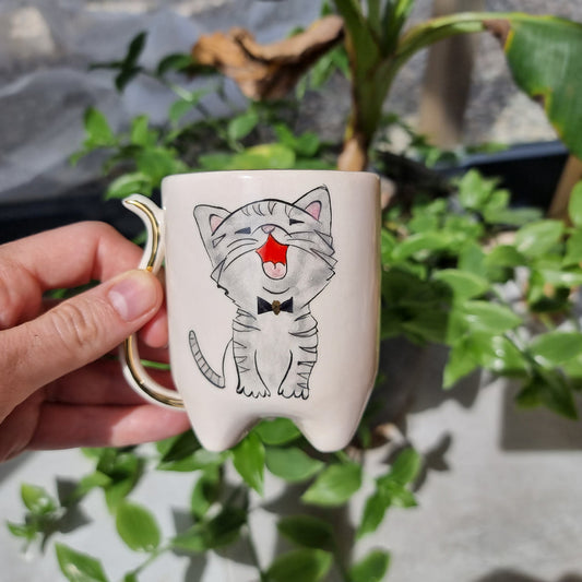 Male cat mug
